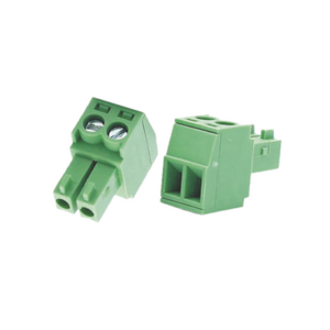 Bornera Verde Conector Macho de 3.5 mm para Paneles de Acceso, Cámaras, Múltiples Dispositivos/ 2 Tornillos