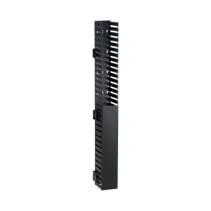 Organizador Vertical IN-Cabinet, Sencillo (Solo Frontal), Para Uso Con Gabinetes Panduit, Montaje Lateral en Riel de Rack, 40 UR, 1.95 in de Ancho, Color Negro