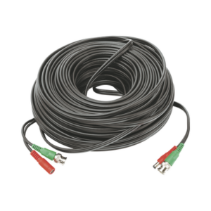 Cable coaxial ( BNC RG59 ) + Alimentación / SIAMÉS / 50 Metros / 100 % COBRE / Para Cámaras 4K  / Uso interior y exterior