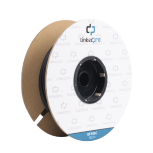 Carrete de Fibra Óptica Monomodo con Conectores SC-SC Duplex, Reforzada con Kevlar, de 50 metros, Para instalaciones subterráneas por tubería