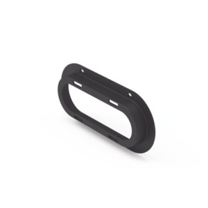 Brida de policarbonato, Color Negro, Accesorio para plafón Serie ED3060