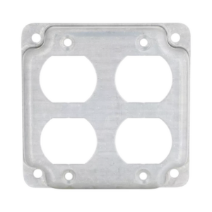 Cubierta de 4" para 2 Contactos Dúplex.