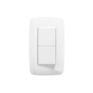 Apagador Duplex de 10 A / 127 V CA ~60 HZ  / Color Blanco.