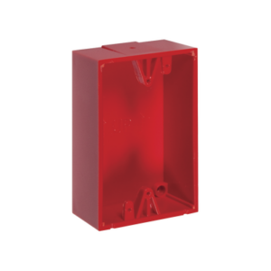 Caja trasera de montaje color rojo para estaciones de parada STOPPER