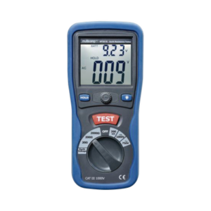 KIT de Medidor de Resistencia a Tierra Digital ( Terrómetro ), a 3 hilos  CAT III / 1000 V.