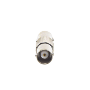 Adaptador Tipo Barril para 50 Ohm de Conectores BNC Hembra a BNC Hembra, Niquel/Oro/Polipropileno.