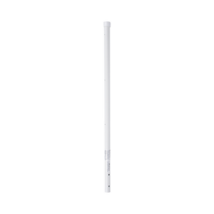 Poste de Esquina de 0.8m para Cerca Electrificada. Tubo Galvanizado cal. 18 de 1"Diam. con Tapón, ideal para 3 Aisladores.