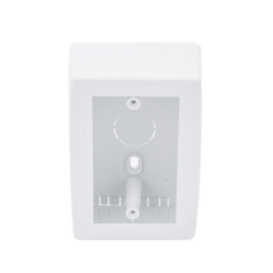 Caja de Registro Universal, color blanco de PVC auto extinguible (7902-02001)