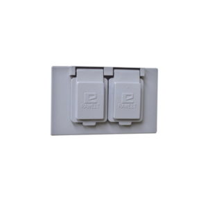 Tapa Dúplex Horizontal con Contratapa / Auto-cierre de aluminio Tipo RR / Placa Intemperie