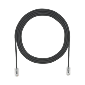 Cable de Parcheo UTP Cat6A, CM/LSZH, Diámetro Reducido (28AWG), Color Negro, 10ft
