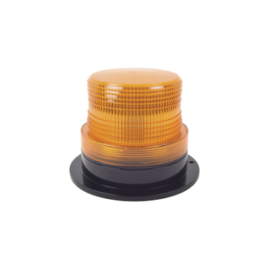 Burbuja brillante  de Larga Vida Útil con 8 LEDs, color ámbar, domo ámbar, 12Vcd